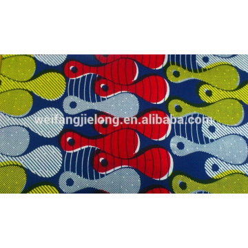 100 % cotton african prints real wax fabric in stock